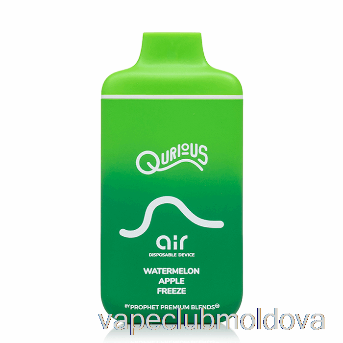 Kit Vape Pod Qurious Air 6000 De Unică Folosință Pepene Verde Mere Congela